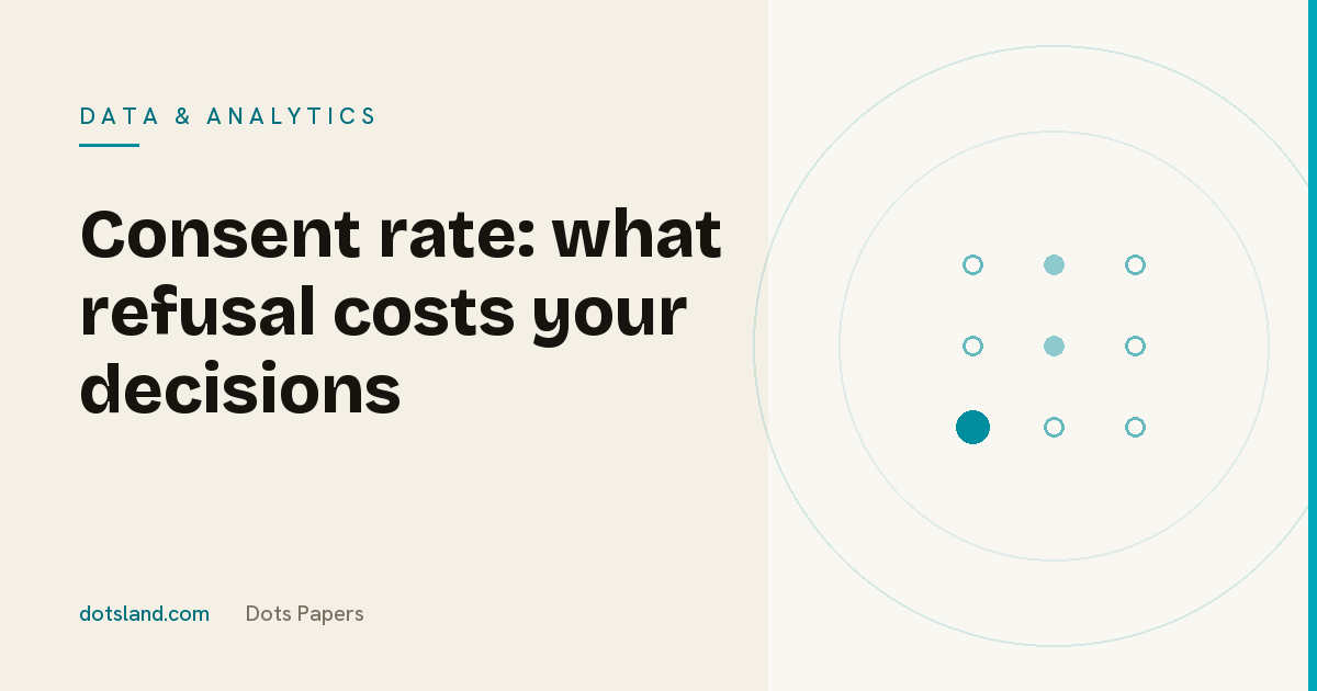 Dots Paper cover for the article on how the consent rate distorts the reliability of marketing decisions