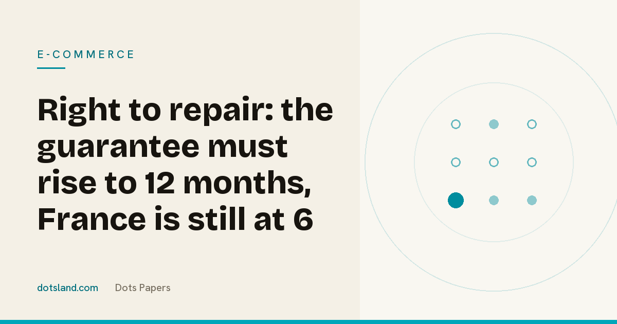 Dots Papers cover for the article on the right to repair and the 12-month guarantee